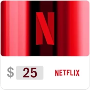 Cartes netflix 25 usd