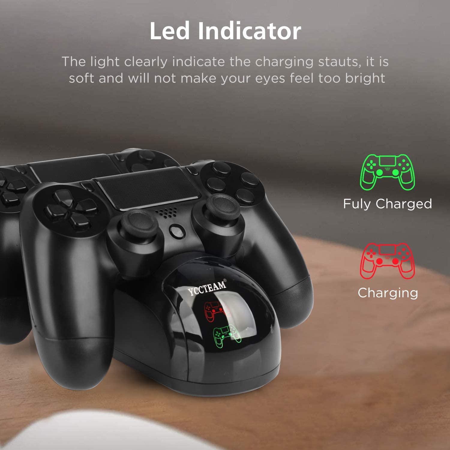 Chargeur de manette PS4, support de station d'accueil pour manette PS4 – Image 2