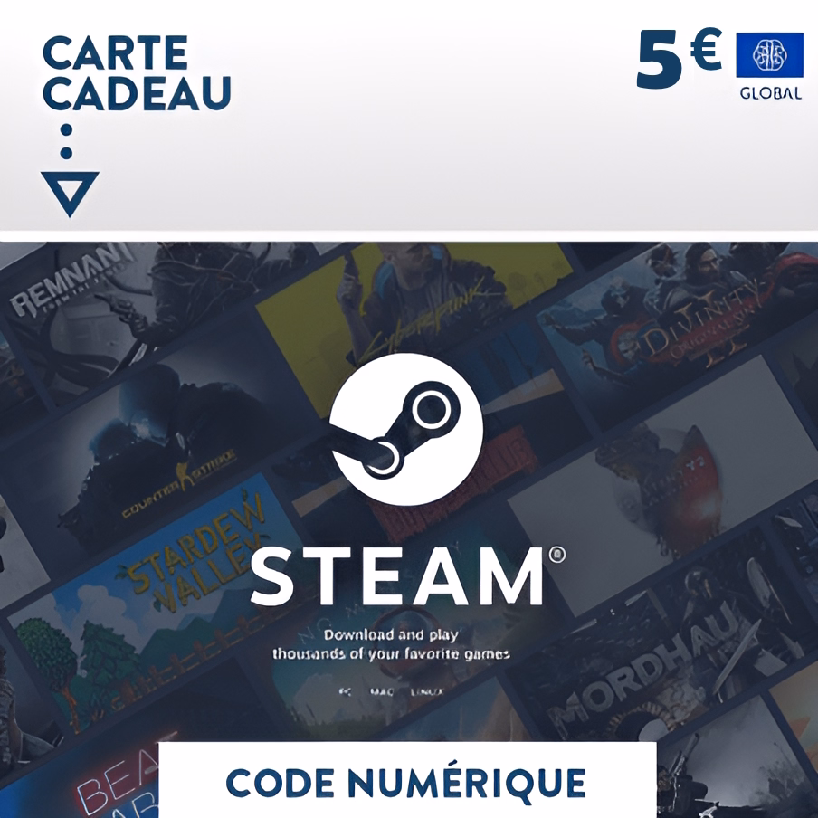 cartes steam 5 euro