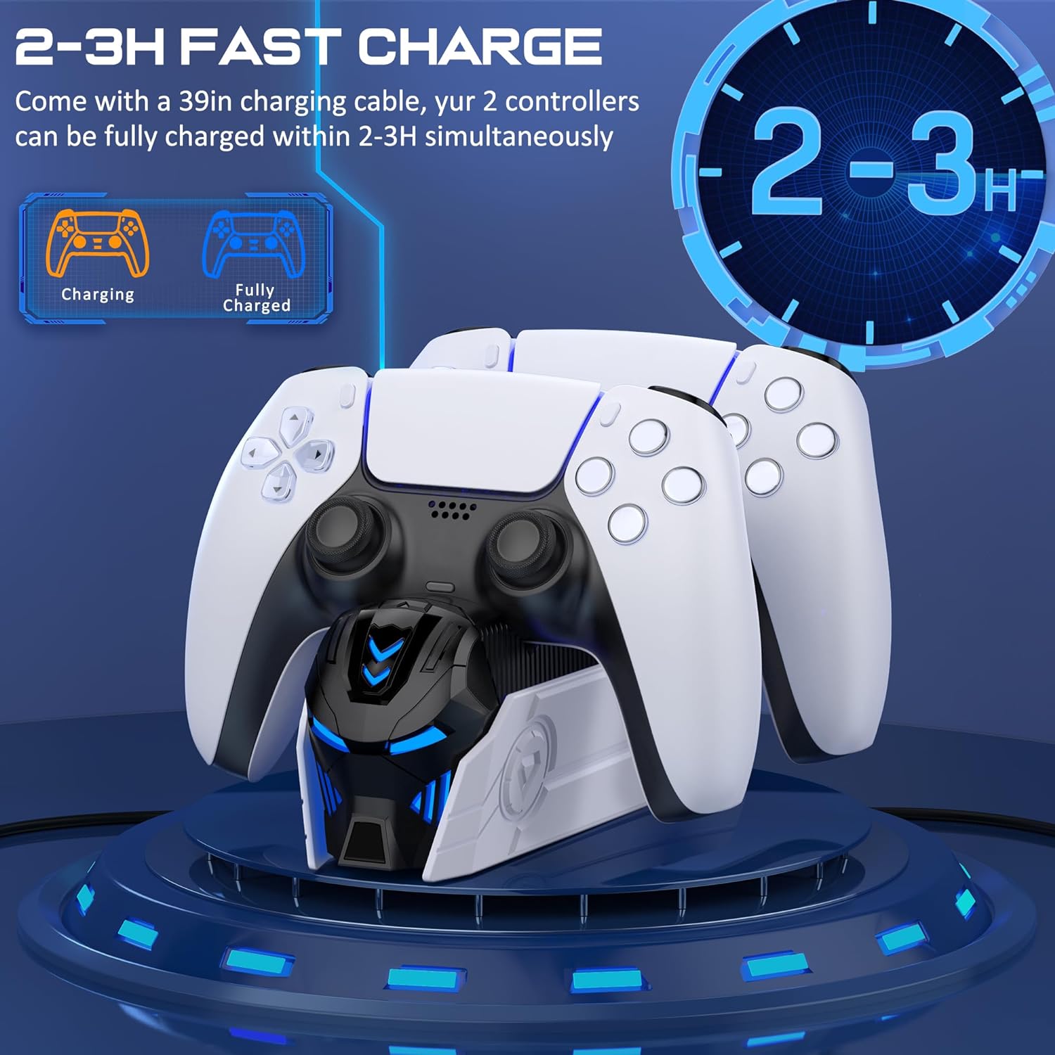 Chargeur de manette PS5 - Station d'accueil pour manette Playstation 5 – Image 2