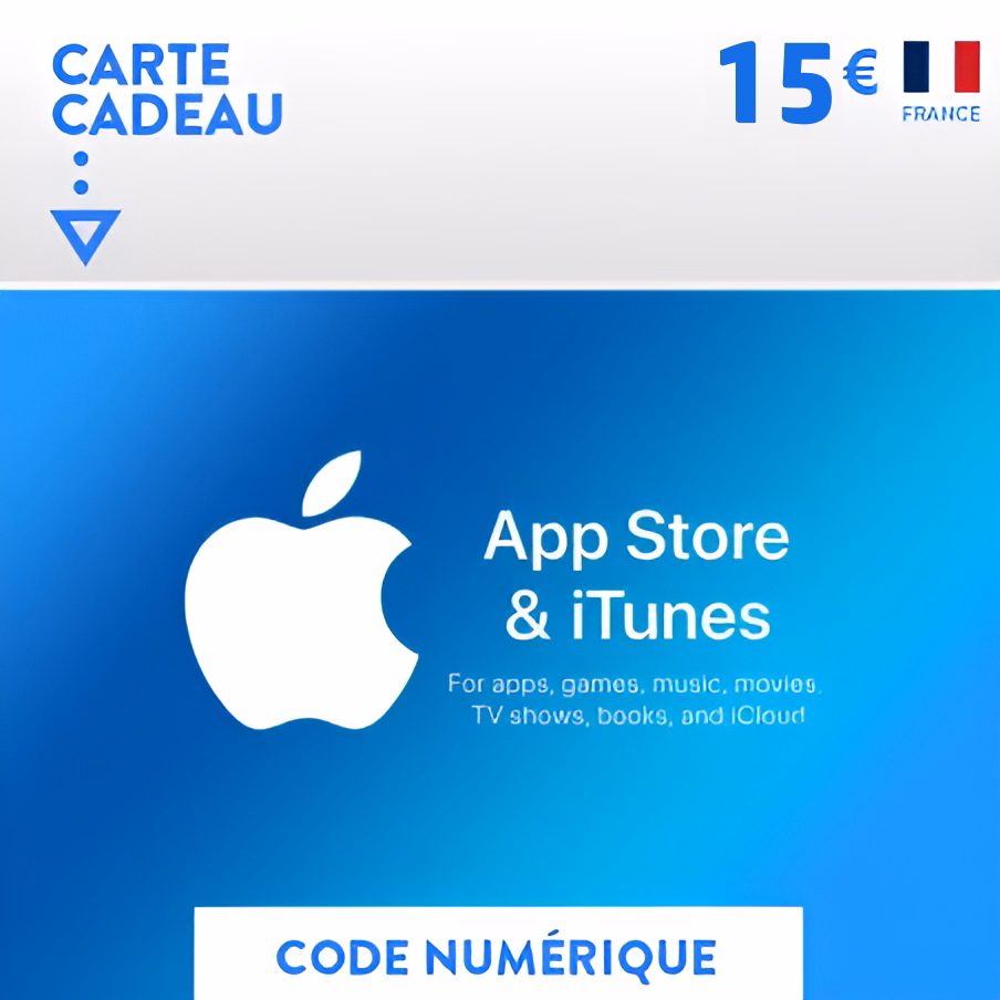 Cartes itunes 15 euro