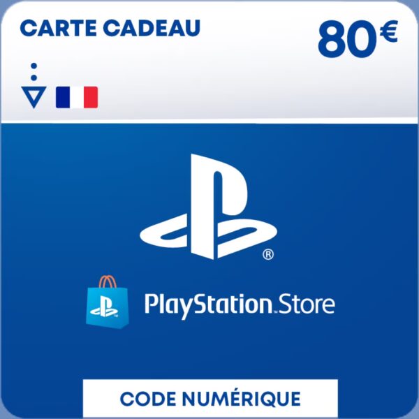Cartes PSN 80 EURO ( FR ) Clé Playstation Network France
