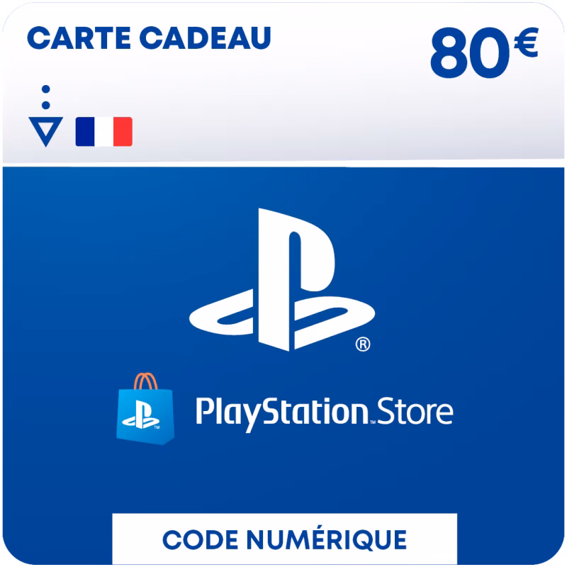 Cartes PSN 80 EURO ( FR ) Clé Playstation Network France
