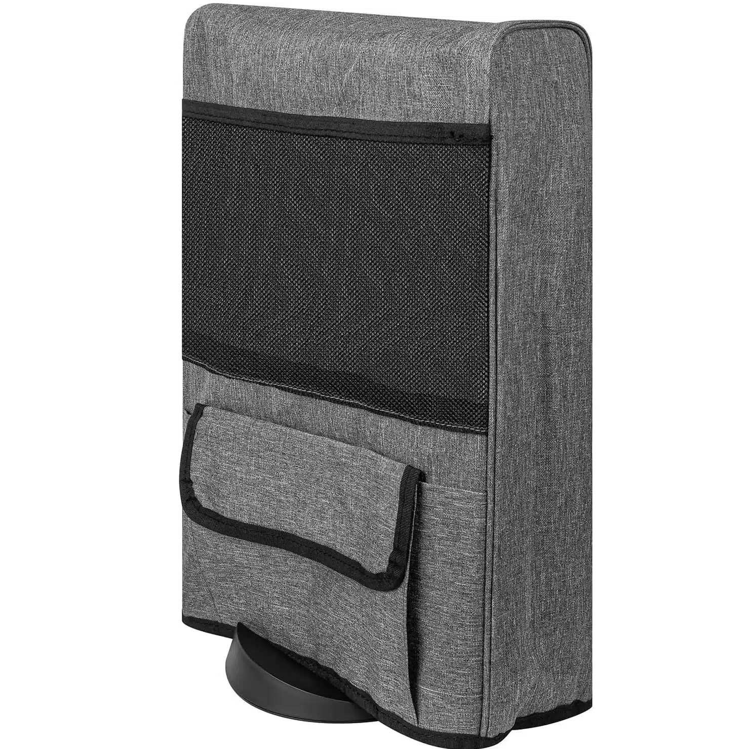 Housse de Protection Console – Compatible PS5 Édition Digitale, avec Pochette pour Disque de Jeu – Gris