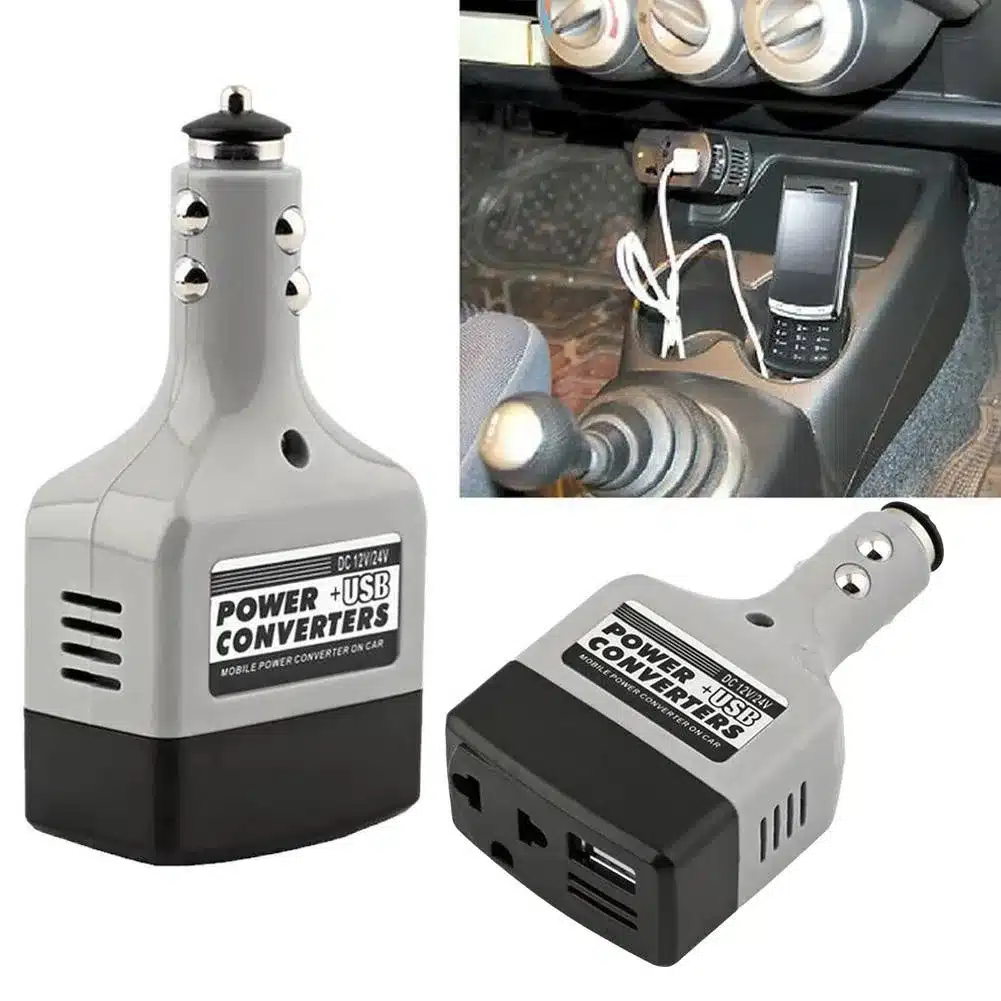 Convertisseur auto usb / onduleur universel pour voiture – Image 2